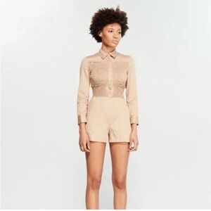 Maje Romper with pockets